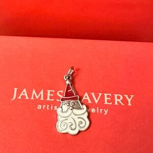 James Avery Sterling silver sweet Santa charm
